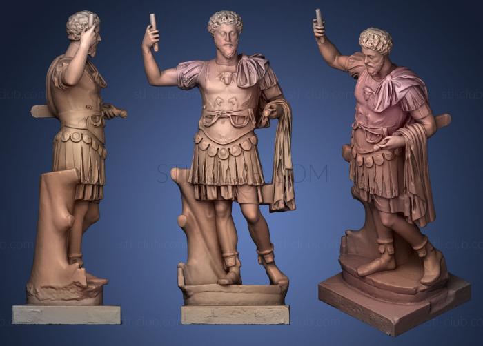 3D model Marcus Aurelius (STL)